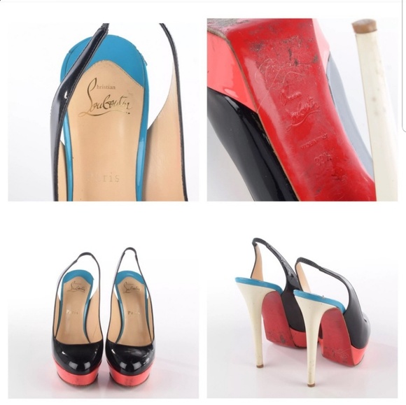 Christian Louboutin Bianca Slingback Color block - Picture 3 of 4